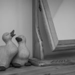 2 decorative ducks
