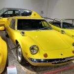 Yellow Porsche at Haynes Motor Museum